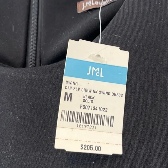 J.McLaughlin black shift dress - Picture 3 of 5